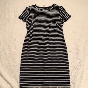 Blue and White Stripe Old Navy Bodycon Dress